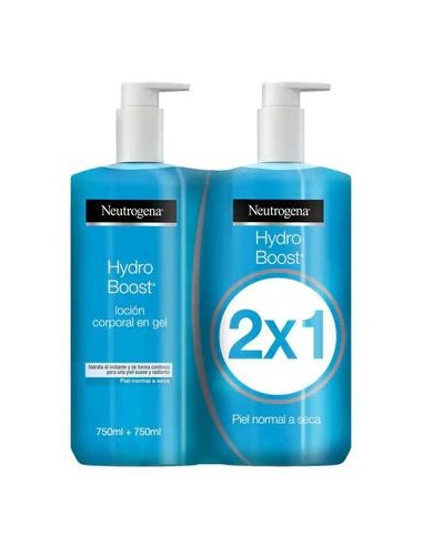 Neutrogena, Hydro Boost Loción Corporal, Gel Hidratante Con Ácido Hialurónico, Piel Normal A Seca 750 Ml C/U