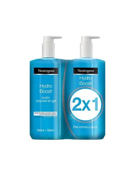Neutrogena, Hydro Boost Loción Corporal, Gel Hidratante Con Ácido Hialurónico, Piel Normal A Seca 750 Ml C/U