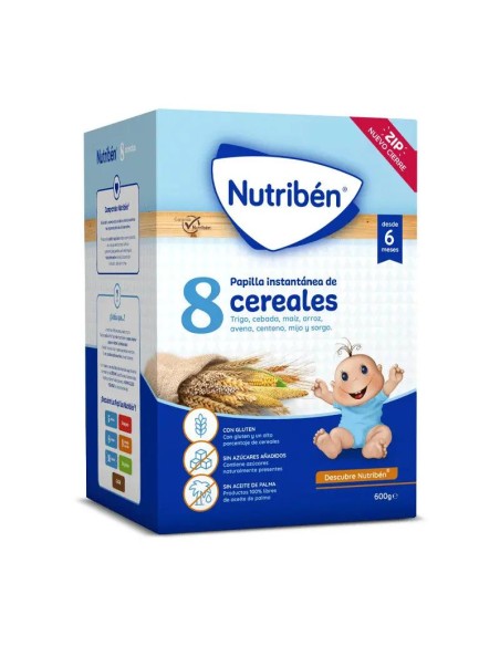 Nutriben Papilla 8 Cereales 600 gr