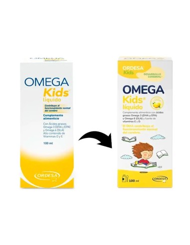 Omegakids Emulsión Sabor Limón, 100 ml