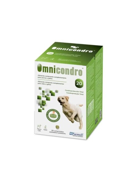 Omnicondro 20 Condroprotector Perros, 60 Comprimidos