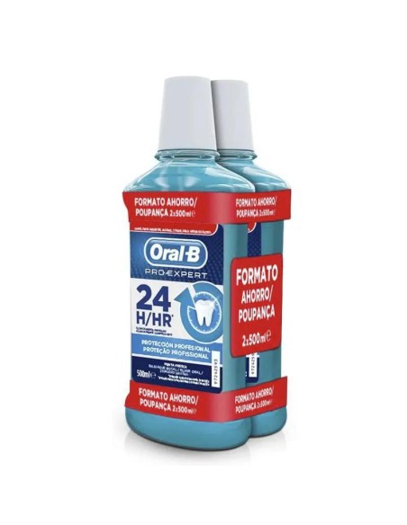 Oral-B Enjuague Bucal Pro-Expert Protección Profesional 2X500 ml