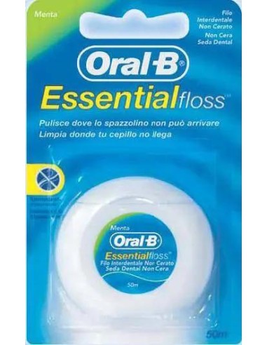 Oral-B Essential Floss Seda Dental Menta 50 M
