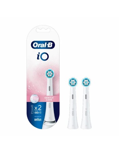Oral-B iO Gentle Care Cabezales de RecambiO, 2 unidades