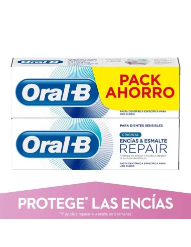 Oral-B Laboratory Encías & Esmalte Pro-Repair Original Pasta Dentífrica 2X100 ml