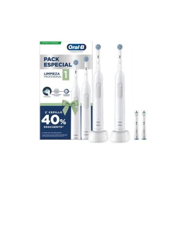Oral-B Laboratory Pro Clean 1 Cepillo De Dientes Eléctrico + 2 Mangos