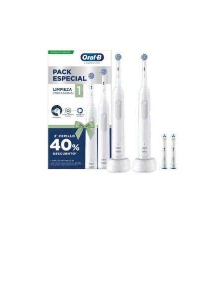 Oral-B Laboratory Pro Clean 1 Cepillo De Dientes Eléctrico + 2 Mangos