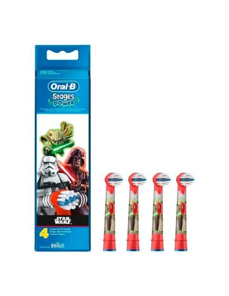 Oral-B Recambio Cepillo Eléctrico Star Wars 4 unidades