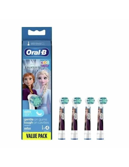 Oral-B Stages Frozen Recambio Cepillo Eléctrico +3 Años 4 unidades