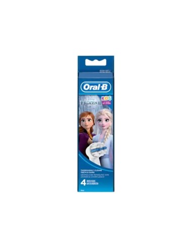 Oral-B Stages Frozen Recambio Cepillo Eléctrico +3 Años 4 unidades