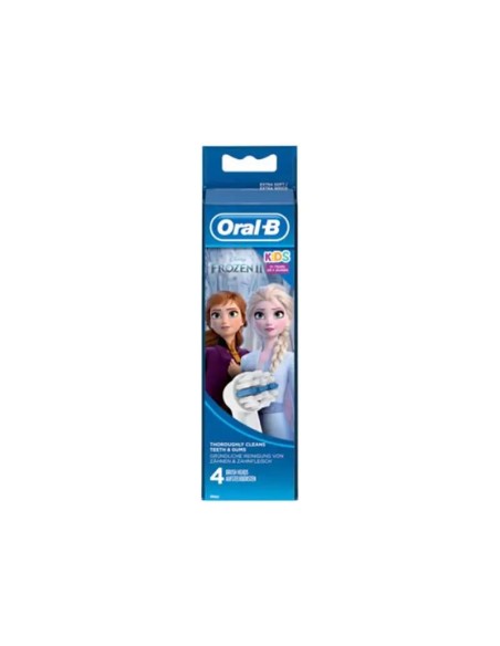 Oral-B Stages Frozen Recambio Cepillo Eléctrico +3 Años 4 unidades