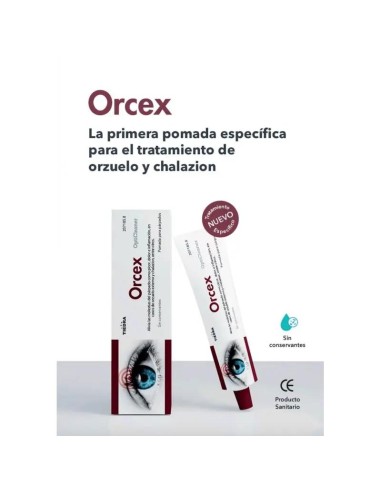 Orcex Pomada Parpados Para Orzuelos, 15 gr
