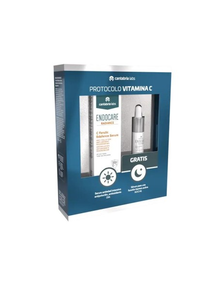 Pack Radiance C Ferulic Edafence Serum 30 Ml + Hyalubost Age Barrier serum 15 M