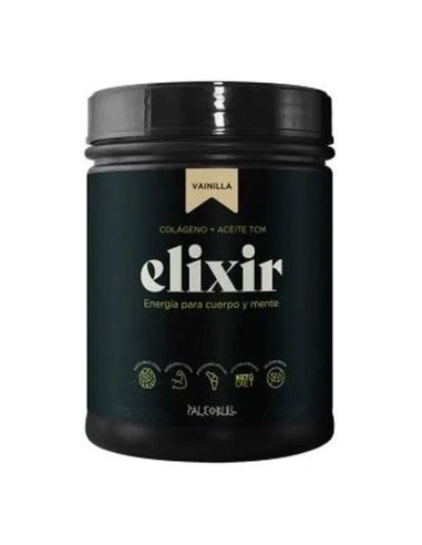 Paleobull Elixir Colageno+Aceitetcm Vainilla 450Gr