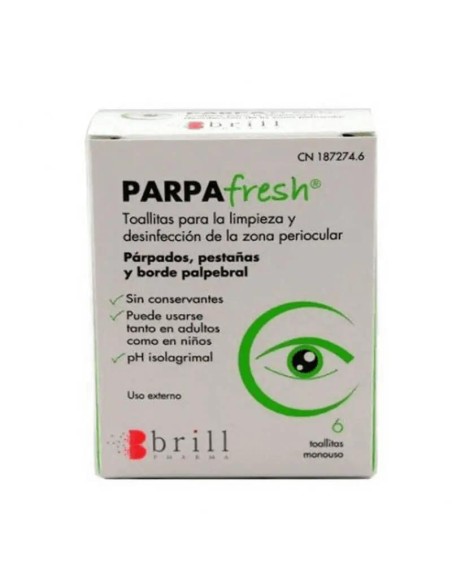 Parpafresh 6 Toallitas Oculares