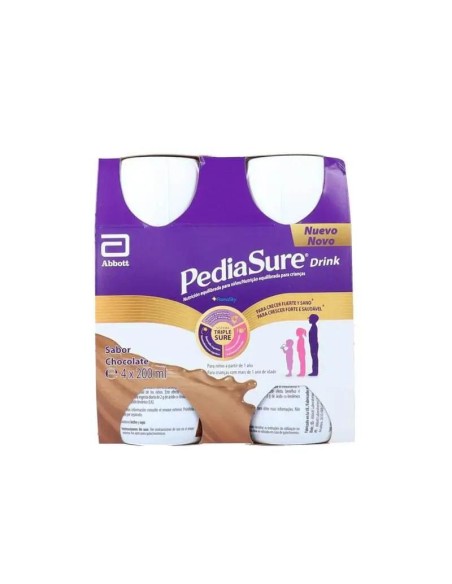 Pediasure Drink Chocolate 4 Botellas x 200 ml