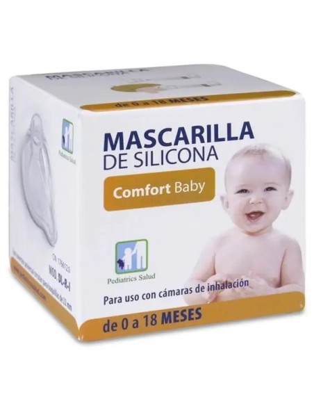 Pediatrics Salud Mascarilla Inhalación De Silicona De 0 A 18 Meses