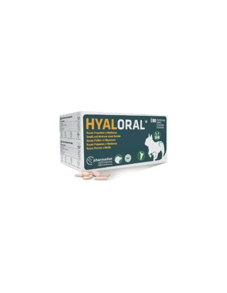 Pharmadiet Hyaloral Perro Pequeño Mediano 90 comprimidos