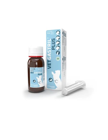 Pharmadiet Vetgastril Plus Protector Gástrico para Perros y Gatos, 20 mL