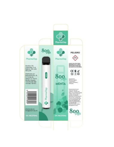 Pharmavap Vaper Sabor Menta