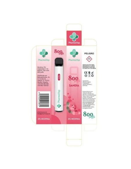 Pharmavap Vaper Sabor Sandía