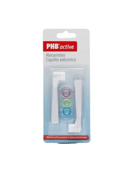 PHB ACTIVE RECAMBIO CEPILLO ELÉCTRICO 2 UNIDADES PHB ACTIVE RECAMBIO CEPILLO ELÉCTRICO 2 UNIDADES