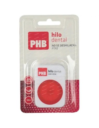 PHB Hilo Dental con Cera, 50 m
