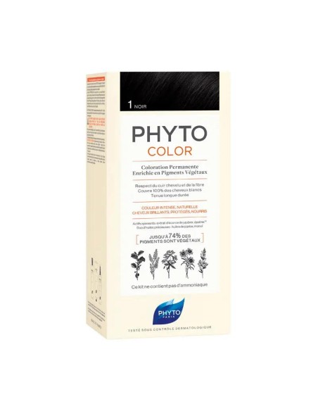 Phyto Phytocolor 1 Coloración Permanente Tono Negro