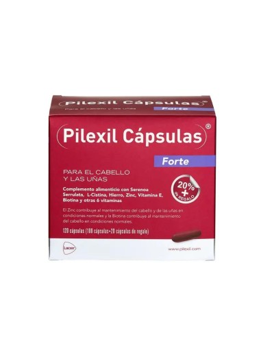 Pilexil Cápsulas Forte 100+20