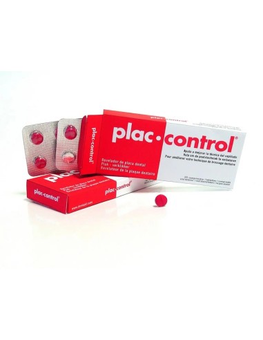 Plac Control Revelador Placa Dental 20 comprimidos
