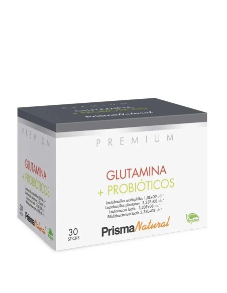 Prisma Premium Glutamina + Probioticos, 30 Sticks