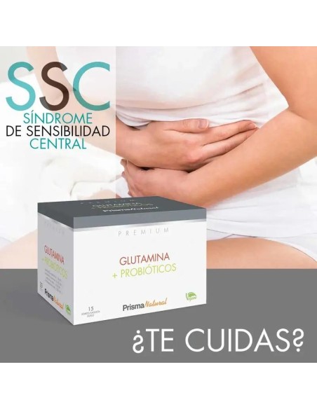 Prisma Premium Glutamina + Probioticos, 30 Sticks