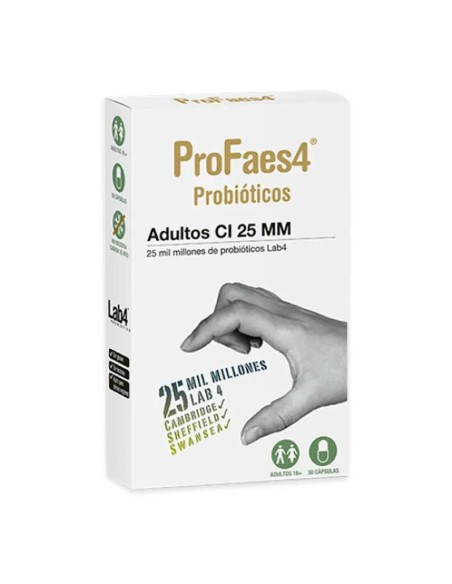 Profaes4 Probióticos Adultos Ci 25Mm 30 Comprimidos
