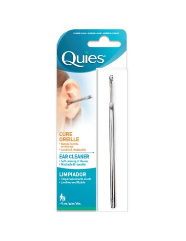 Quies Limpiador De Oido De Acero Inoxidable