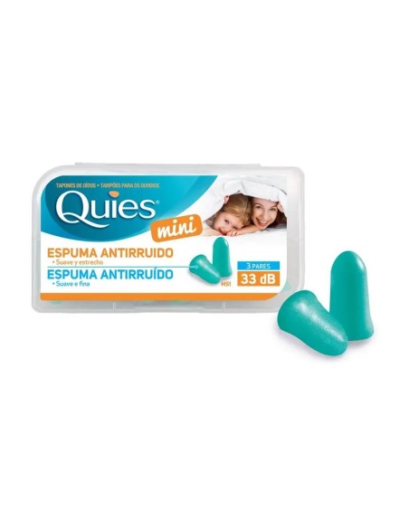 Quies Tapón Espuma Mini 6 Tapones