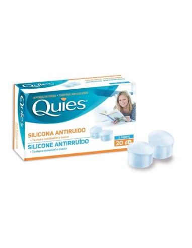 Quies Tapon Silicona Anti-Ruido 6 Tapones