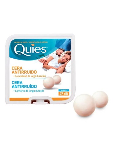 Quies Tapones Oidos Cera Natural 16 U
