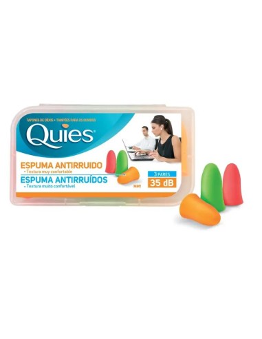 Quies Tapones Oidos Goma 6 unidades