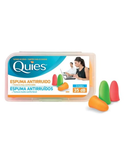 Quies Tapones Oidos Goma 6 unidades