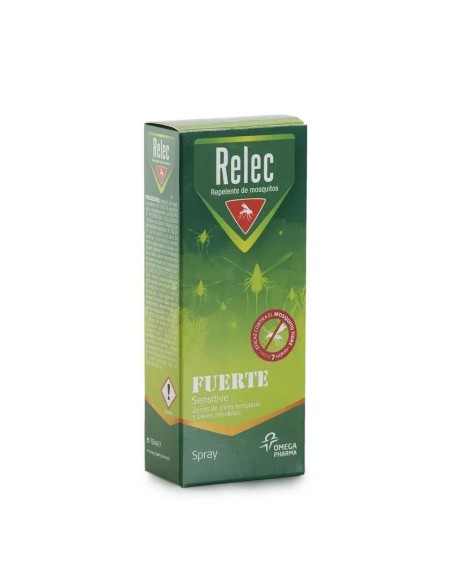 Relec Fuerte Sensitive Spray Antimosquitos,75 ml