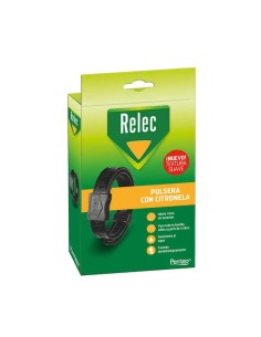 Relec Pulsera Citronela Antimosquitos Negra 2
