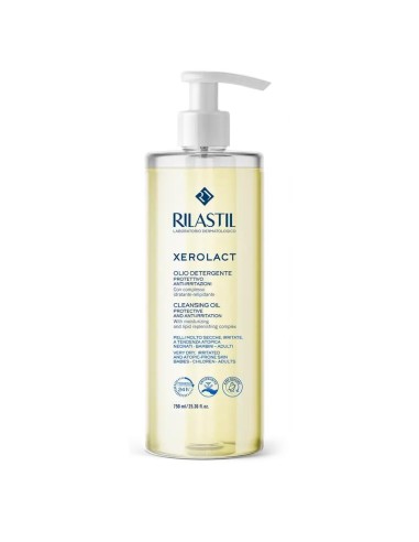 Rilastil Xerolact Aceite Limpiador Rostro Y Cuerpo 1 Envase, 750 ml