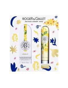 Roger & Gallet Cédrat Cofre Agua Perfumada Bienestar + Crema De Manos Bienestar, 60 ml