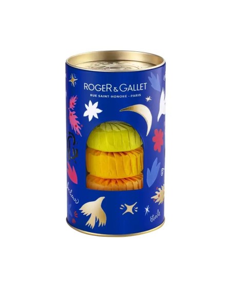 Roger & Gallet Cofre Jabones Bienestar: Néroli - Bois d'Orange - Fleur d'Osmanthus, 3 unidades