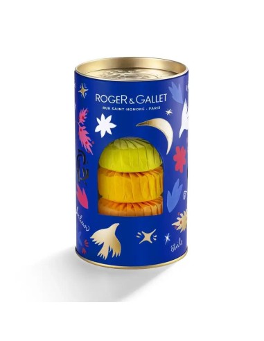 Roger & Gallet Cofre Jabones Bienestar: Néroli - Bois d'Orange - Fleur d'Osmanthus, 3 unidades