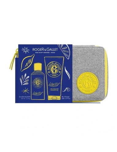 Roger & Gallet Cologne Twist Cofre Neceser Eau De Cologne + Gel Ducha, 300 ml