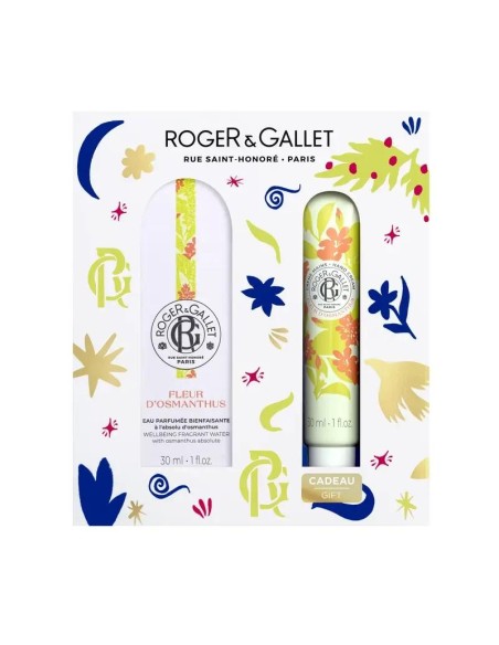Roger & Gallet Fleur D'Osmanthus Cofre Agua Perfumada Bienestar + Crema De Manos Bienestar, 60 ml
