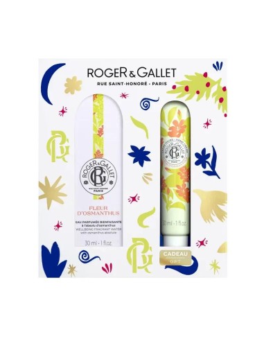 Roger & Gallet Fleur D'Osmanthus Cofre Agua Perfumada Bienestar + Crema De Manos Bienestar, 60 ml