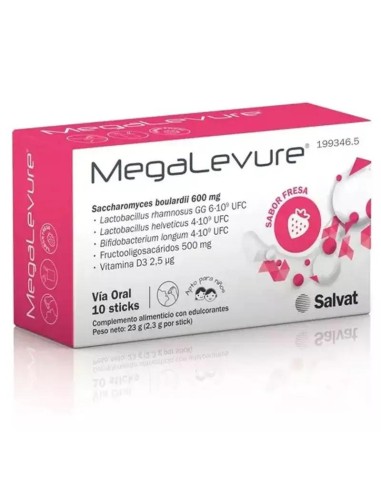 Salvat Megalevure Fresa, 10 sticks