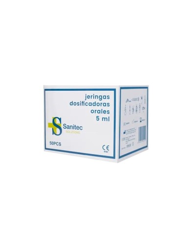 Sanitec Jeringas Medición Oral, 1 unidad